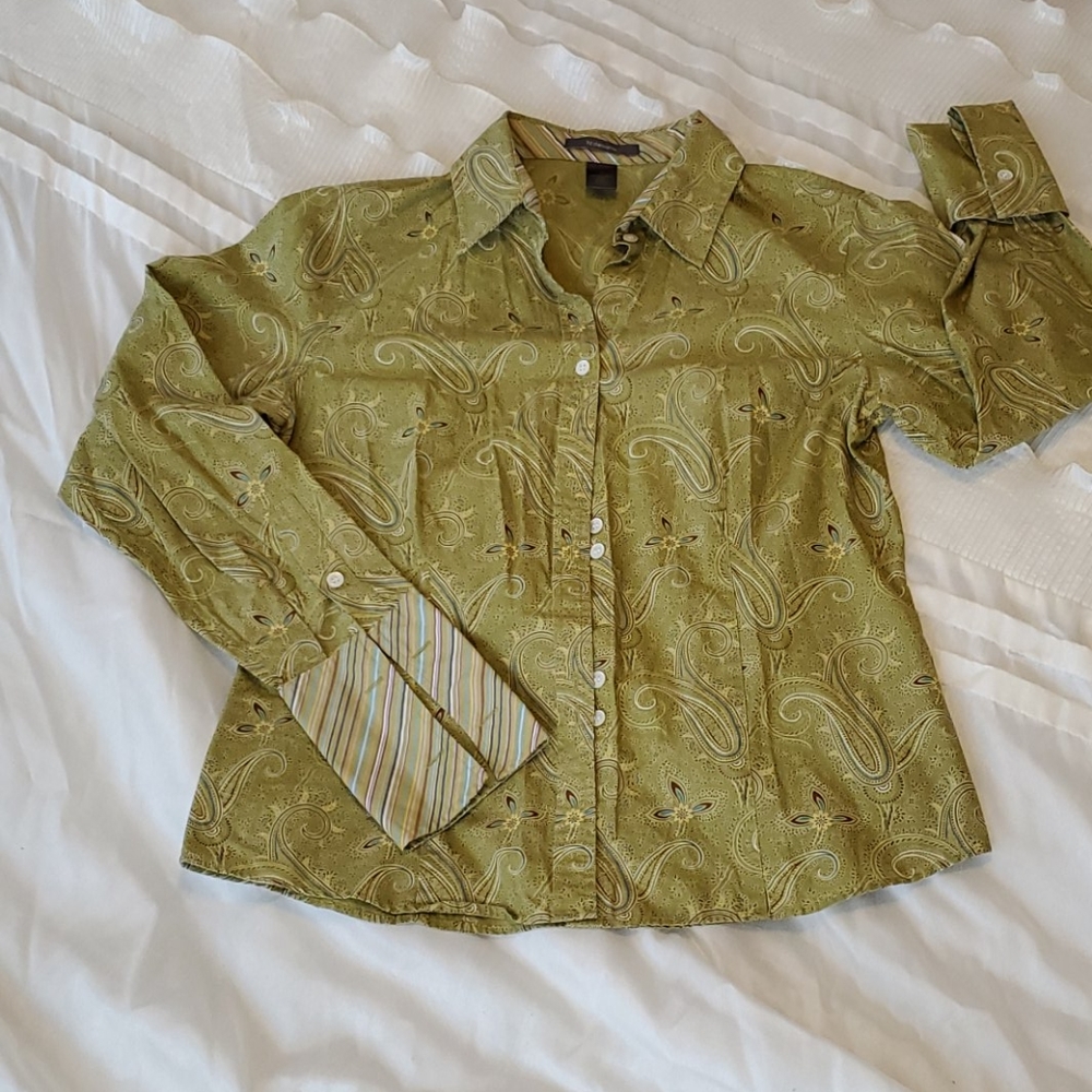 Liz Claiborne Paisley Print Blouse